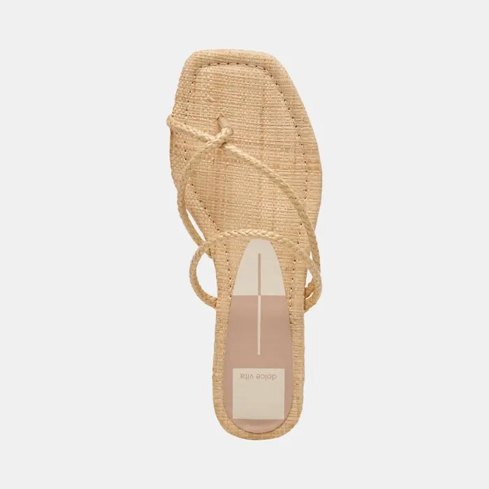 Sandals Women Dolce Vita Leanna Sandals Lt Natural Raffia