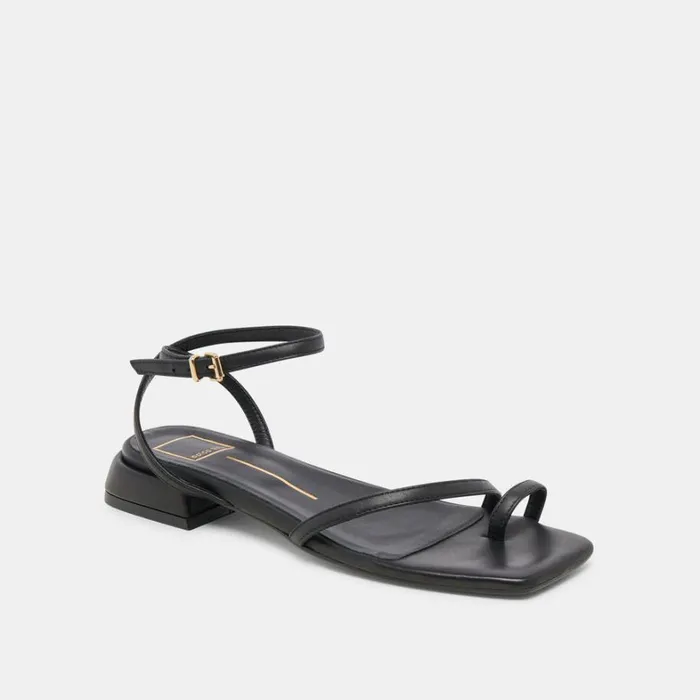 Sandals Women Dolce Vita Lexi Sandals Black Leather