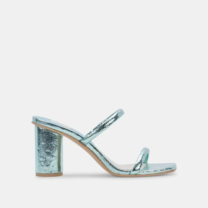 Sandals Women Dolce Vita Noles Heels Electric Blue Stella