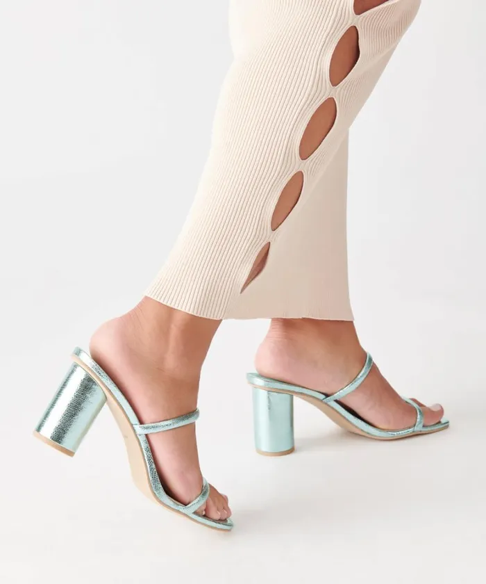 Sandals Women Dolce Vita Noles Heels Electric Blue Stella