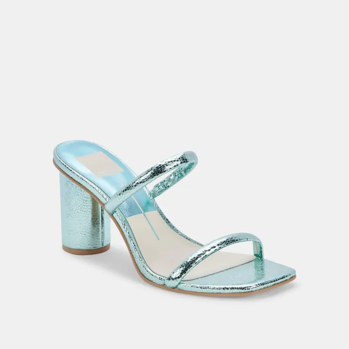 Sandals Women Dolce Vita Noles Heels Electric Blue Stella