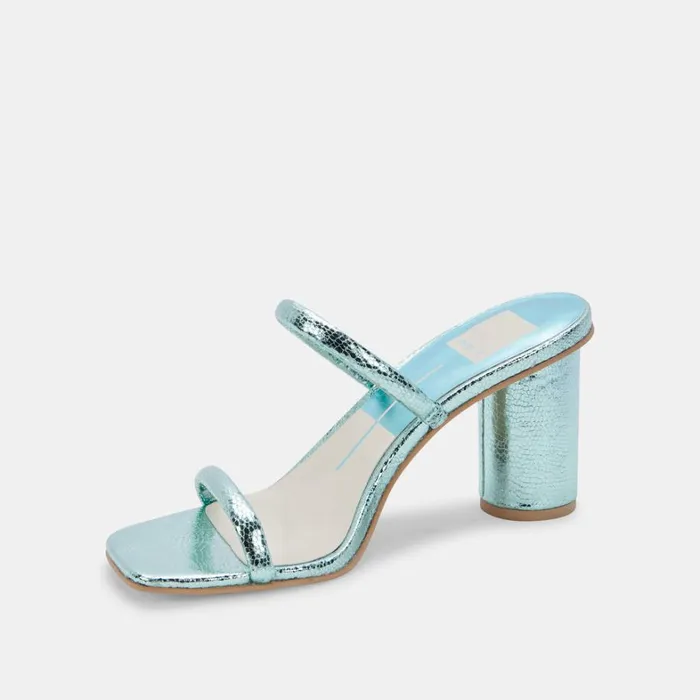 Sandals Women Dolce Vita Noles Heels Electric Blue Stella