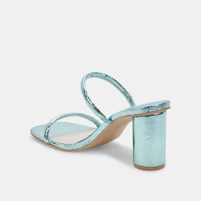 Sandals Women Dolce Vita Noles Heels Electric Blue Stella