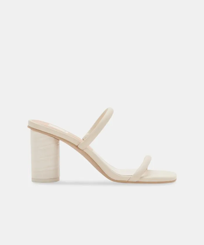 Sandals Women Dolce Vita Noles Heels Ivory Stella