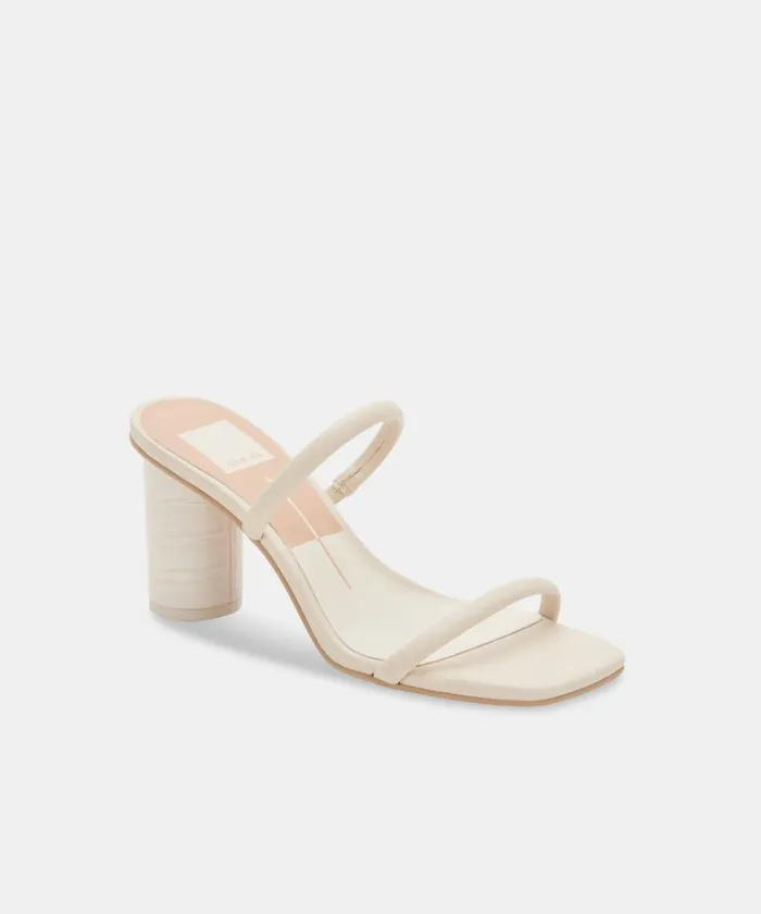 Sandals Women Dolce Vita Noles Heels Ivory Stella