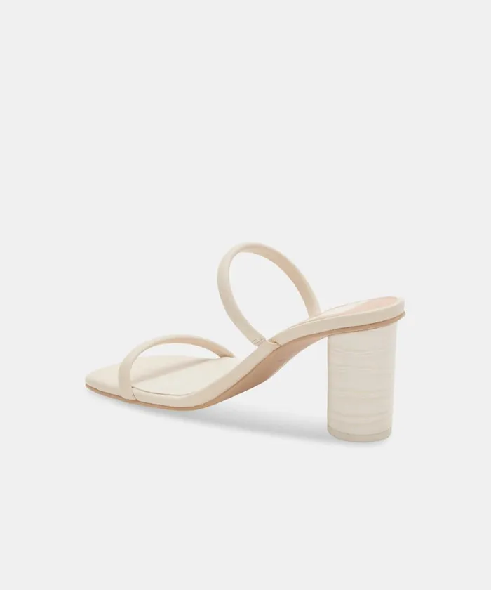 Sandals Women Dolce Vita Noles Heels Ivory Stella