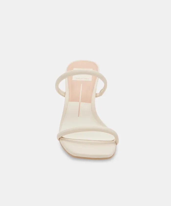 Sandals Women Dolce Vita Noles Heels Ivory Stella