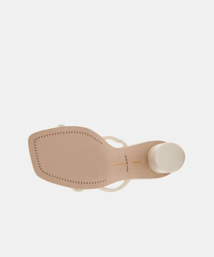 Sandals Women Dolce Vita Noles Heels Ivory Stella