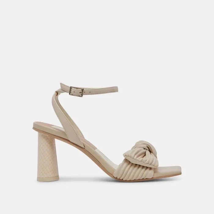 Sandals Women Dolce Vita Pellia Heels Ivory Stella