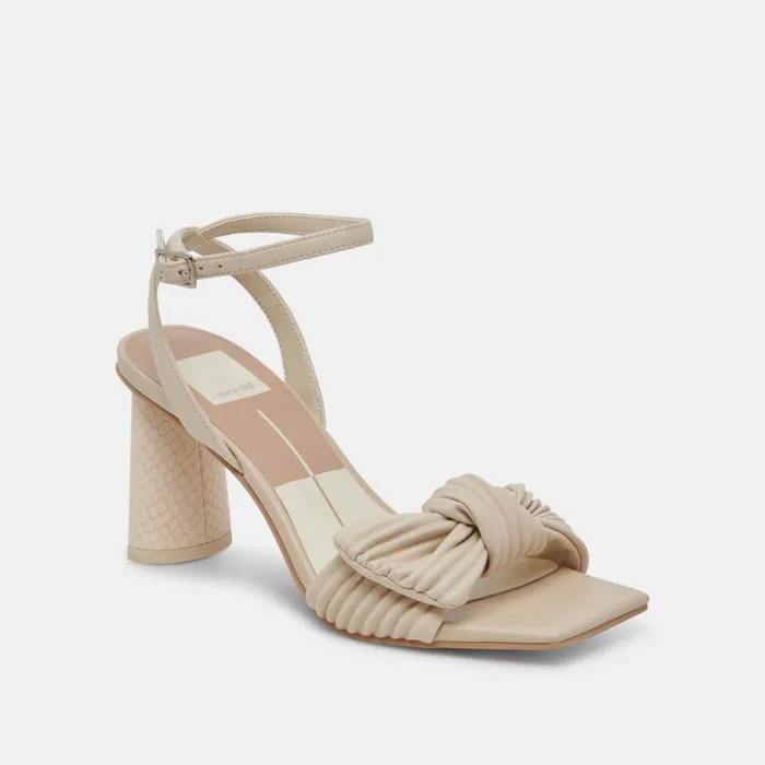 Sandals Women Dolce Vita Pellia Heels Ivory Stella