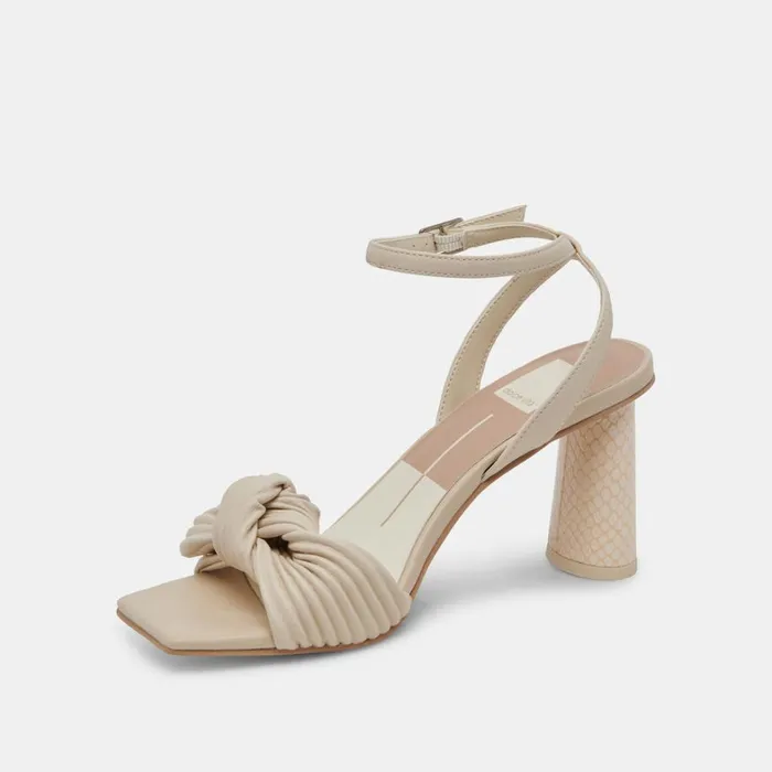 Sandals Women Dolce Vita Pellia Heels Ivory Stella