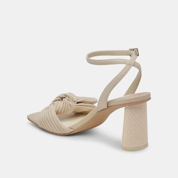 Sandals Women Dolce Vita Pellia Heels Ivory Stella