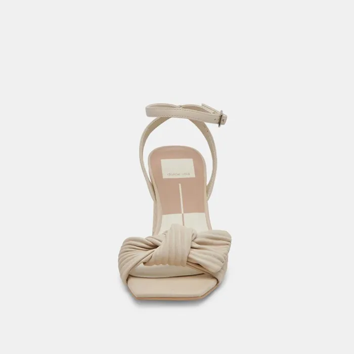 Sandals Women Dolce Vita Pellia Heels Ivory Stella