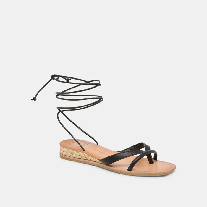 Sandals Women Dolce Vita Prax Sandals Black Leather