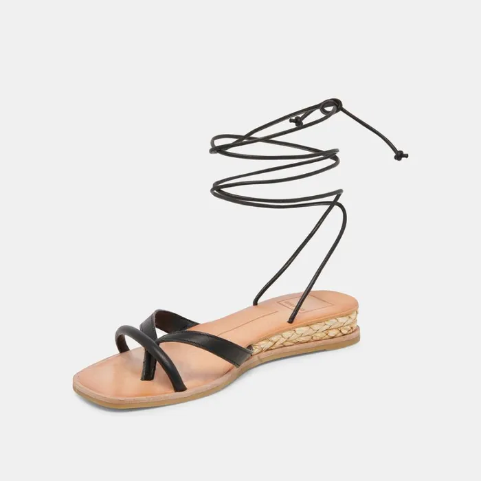 Sandals Women Dolce Vita Prax Sandals Black Leather