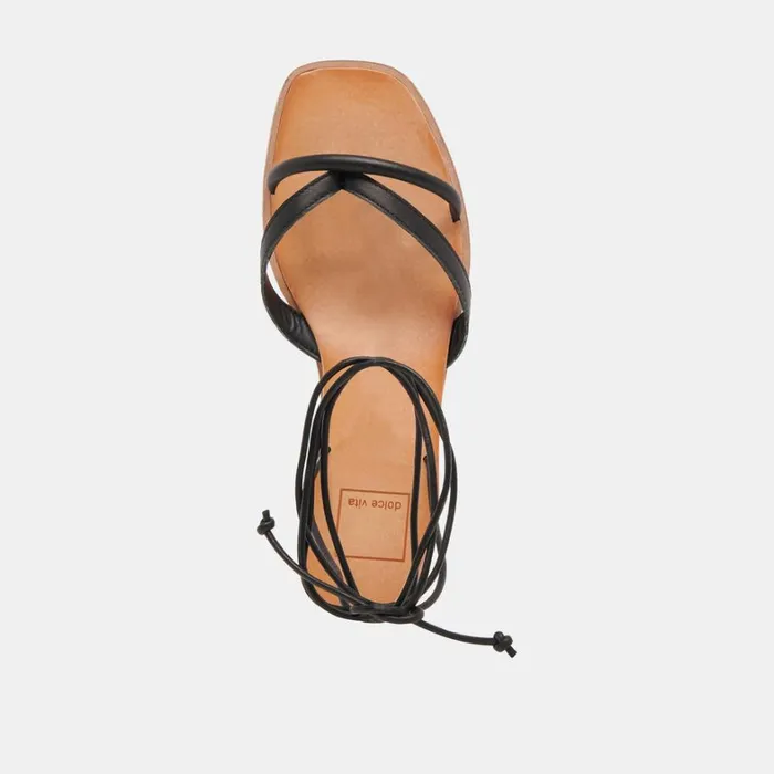 Sandals Women Dolce Vita Prax Sandals Black Leather
