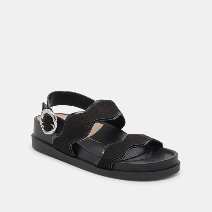 Sandals Women Dolce Vita Sindy Sandals Black Nubuck