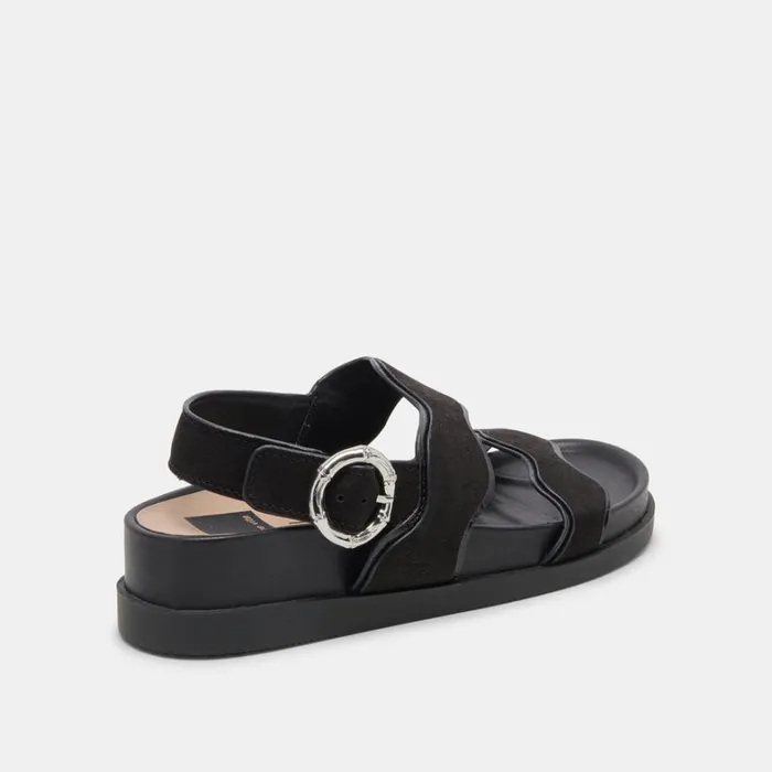 Sandals Women Dolce Vita Sindy Sandals Black Nubuck