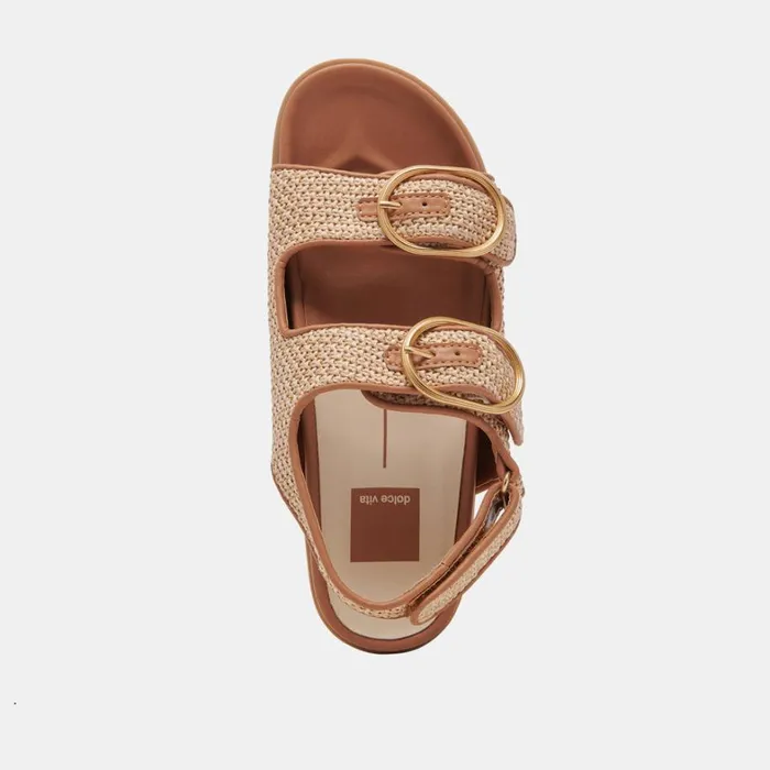 Sandals Women Dolce Vita Starla Sandals Tan Multi Woven