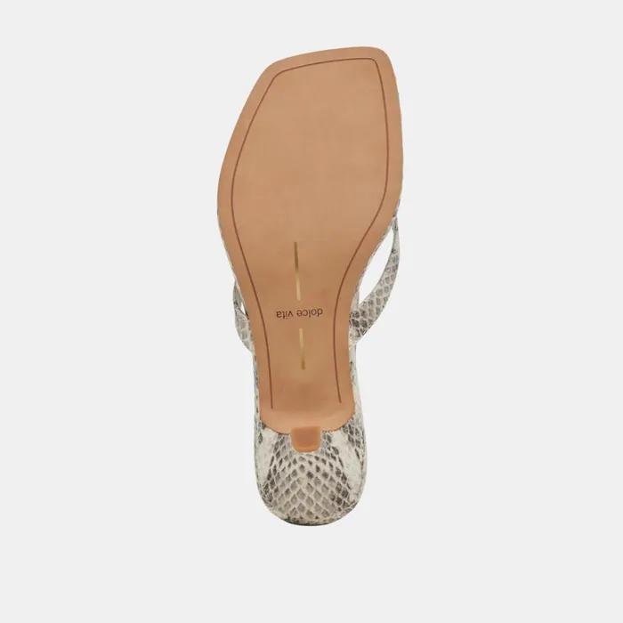 Sandals Women Dolce Vita Tasiah Sandals Grey White Embossed Leather