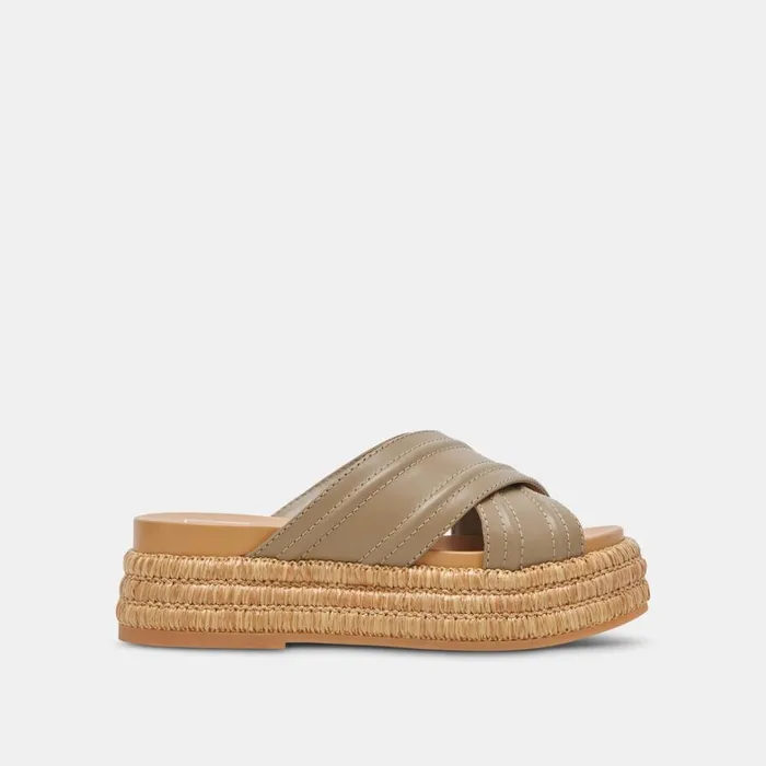 Sandals Women Dolce Vita Weslee Sandals Olive Leather