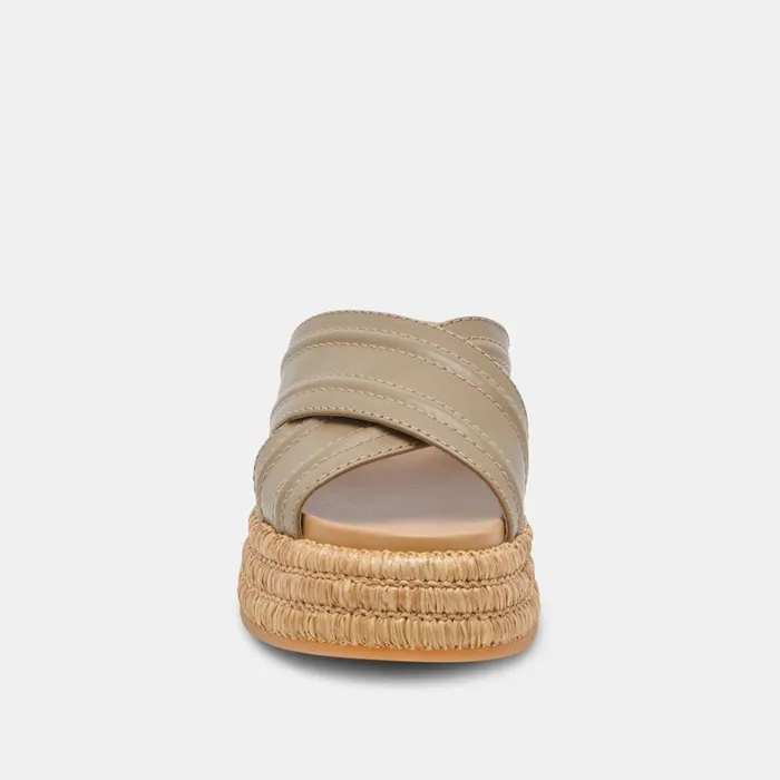 Sandals Women Dolce Vita Weslee Sandals Olive Leather