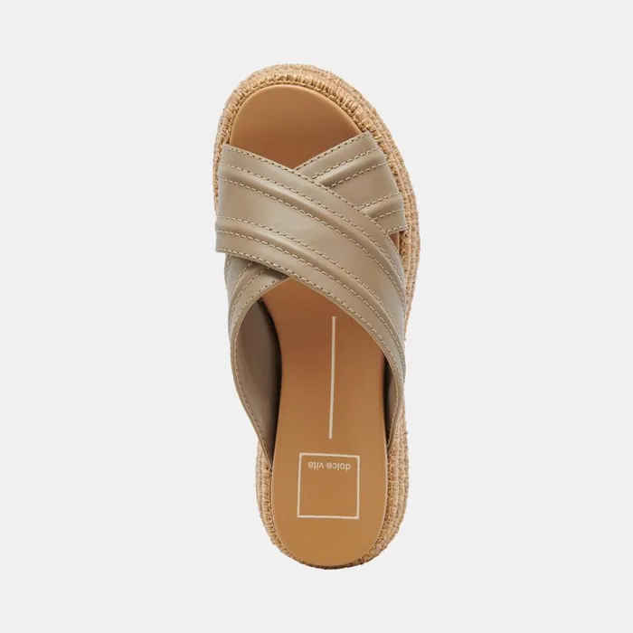 Sandals Women Dolce Vita Weslee Sandals Olive Leather