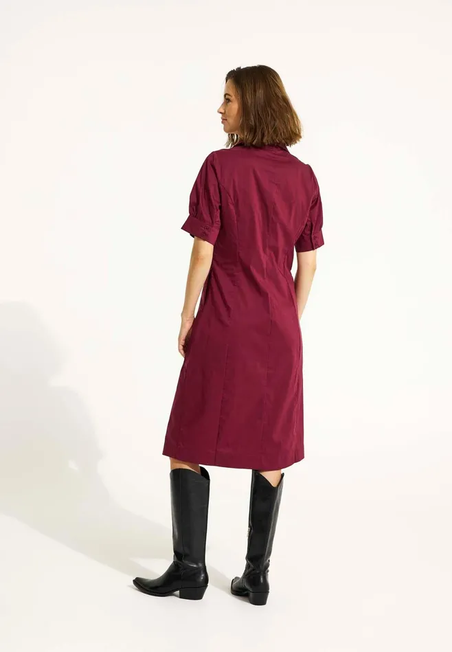 SANDRA DRESS 16526 295 Burgondy 295 Women IN FRONT DRESSES SANDRA DRESS 16526 295 Burgondy 295 Women IN FRONT DRESSES