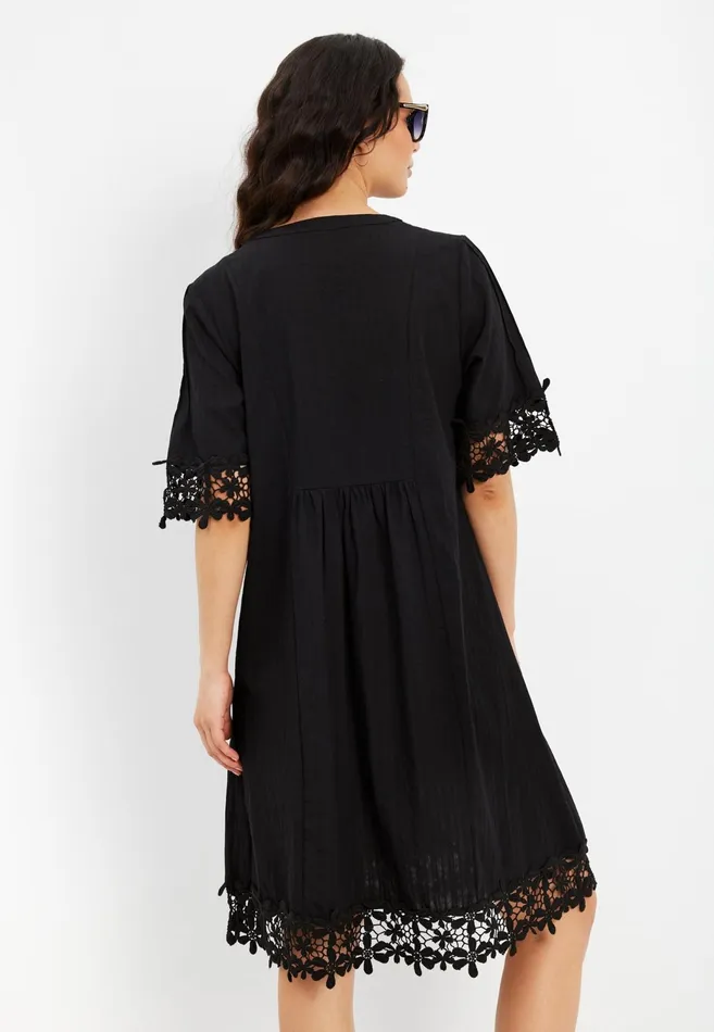 SANDY DRESS 15703 999 Black 999 Women IN FRONT DRESSES