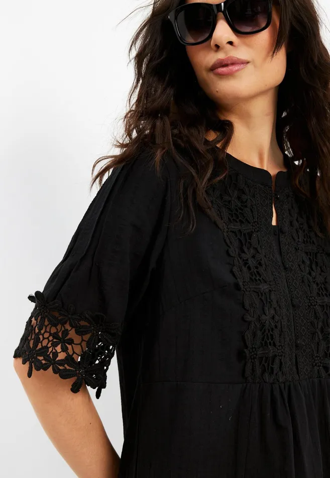 SANDY DRESS 15703 999 Black 999 Women IN FRONT DRESSES