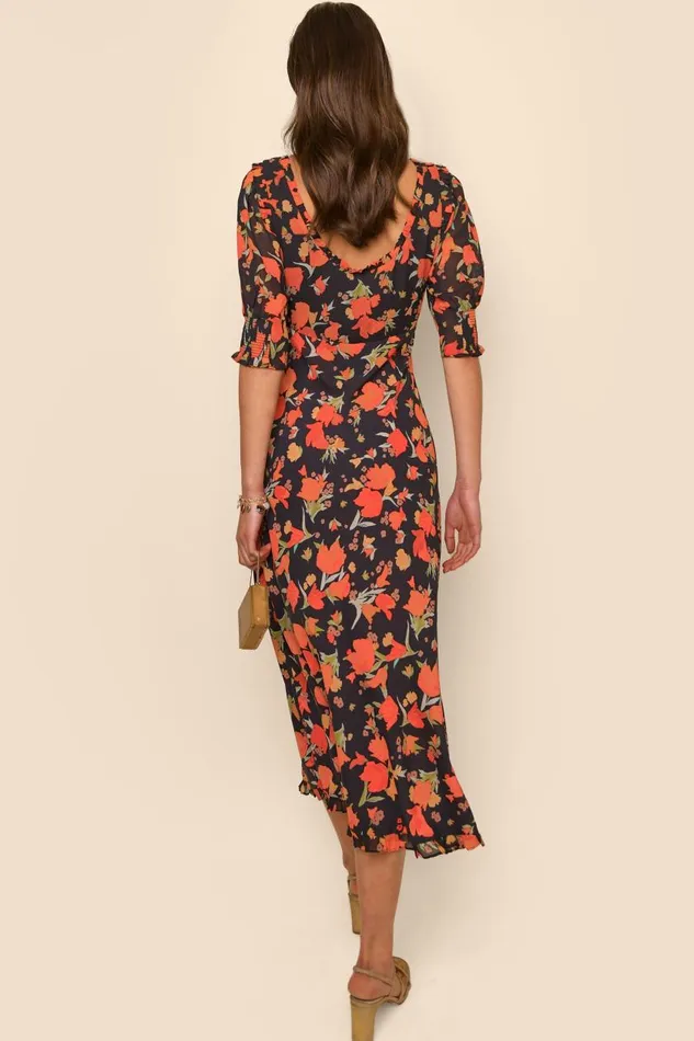Sathya Havana Floral Black Women RIXO Dresses Sathya Havana Floral Black Women RIXO Dresses