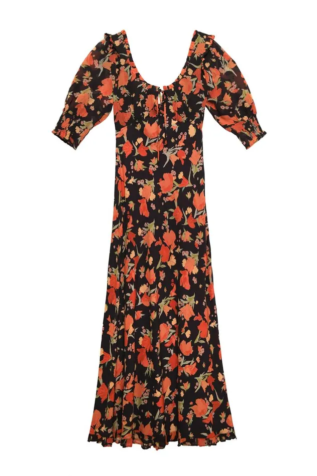 Sathya Havana Floral Black Women RIXO Dresses Sathya Havana Floral Black Women RIXO Dresses