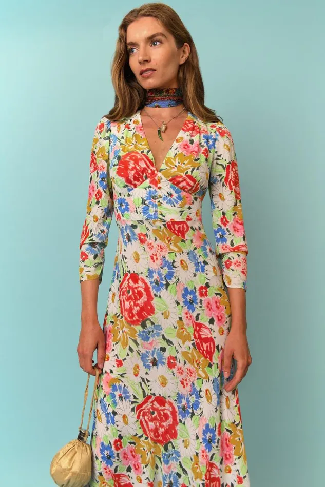 Selma Multi Spring Meadow Women RIXO Dresses Selma Multi Spring Meadow Women RIXO Dresses