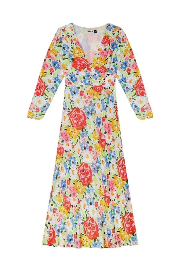 Selma Multi Spring Meadow Women RIXO Dresses Selma Multi Spring Meadow Women RIXO Dresses