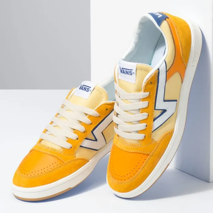 Serio Collection Lowland CC GoldBlueWhite MenWomen Classics Shoes Vans Serio Collection Lowland CC GoldBlueWhite MenWomen Classics Shoes Vans