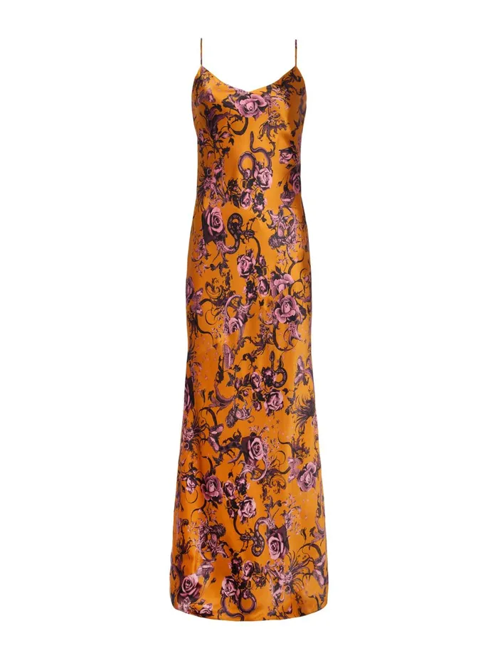 Serita Silk Slip Dress Desclay Multi Baroque Floral Women L039Agence Dresses and Jumpsuits Serita Silk Slip Dress Desclay Multi Baroque Floral Women L039Agence Dresses and Jumpsuits