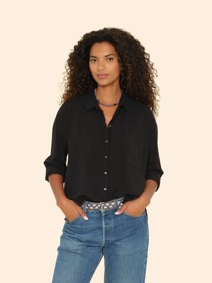 Shirts Black Jordy Shirt XRENA Women