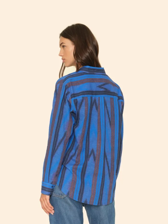 Shirts Electric Blue Beau Shirt 8211 XRENA Women Shirts Electric Blue Beau Shirt 8211 XRENA Women