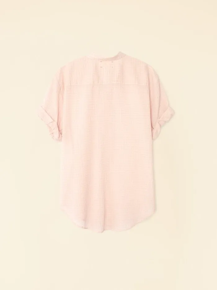 Shirts Rose Petal Channing Plaid Shirt XRENA Women Shirts Rose Petal Channing Plaid Shirt XRENA Women