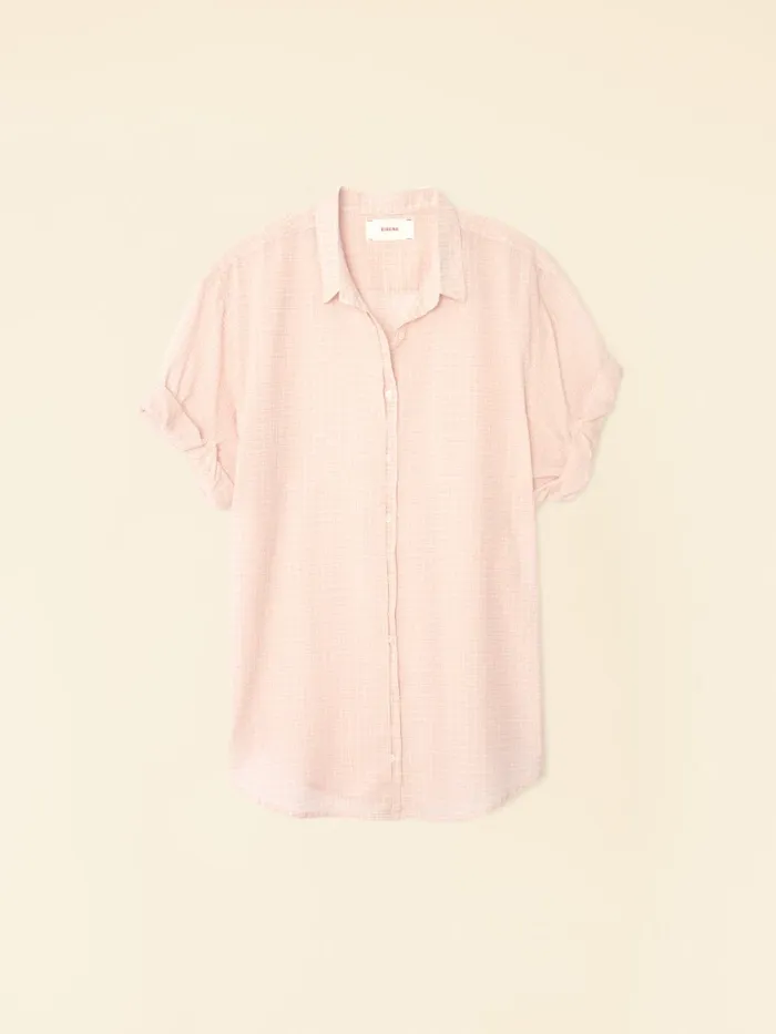 Shirts Rose Petal Channing Plaid Shirt XRENA Women Shirts Rose Petal Channing Plaid Shirt XRENA Women