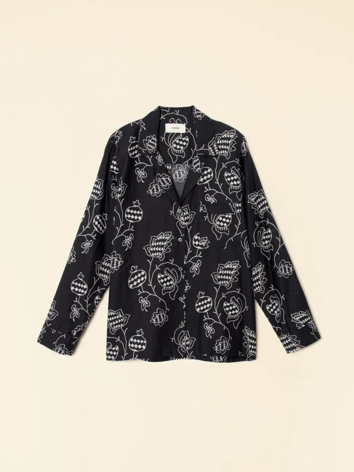 Shirts Women Black Pom Perren Shirt XRENA Shirts Women Black Pom Perren Shirt XRENA