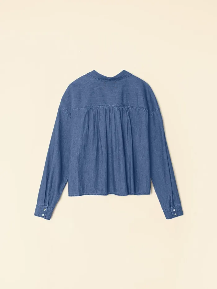 Shirts Women XRENA Blue Rinse Dion Shirt Shirts Women XRENA Blue Rinse Dion Shirt