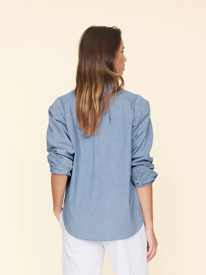 Shirts Women XRENA Dusty Blue Beau Shirt Shirts Women XRENA Dusty Blue Beau Shirt