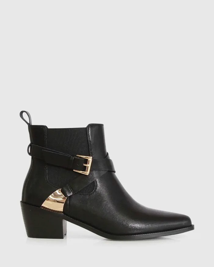 Shoes Full Moon Ankle Boot 8211 Black Belle and Bloom Women