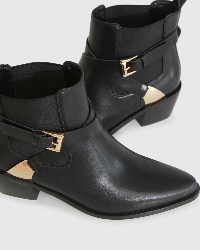 Shoes Full Moon Ankle Boot 8211 Black Belle and Bloom Women