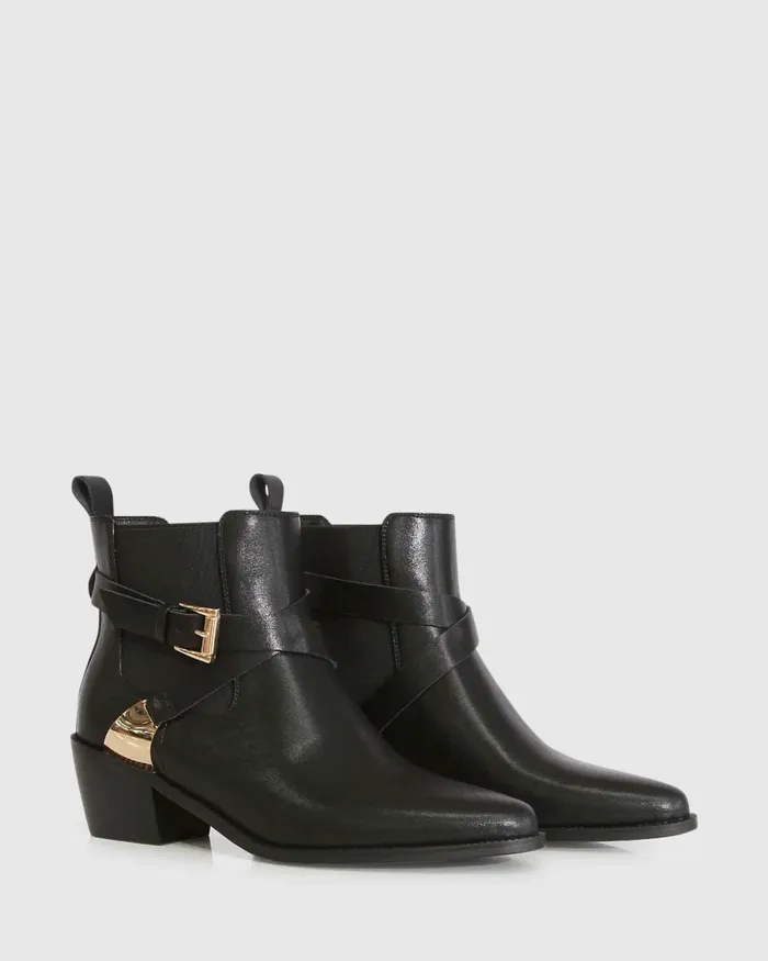 Shoes Full Moon Ankle Boot 8211 Black Belle and Bloom Women
