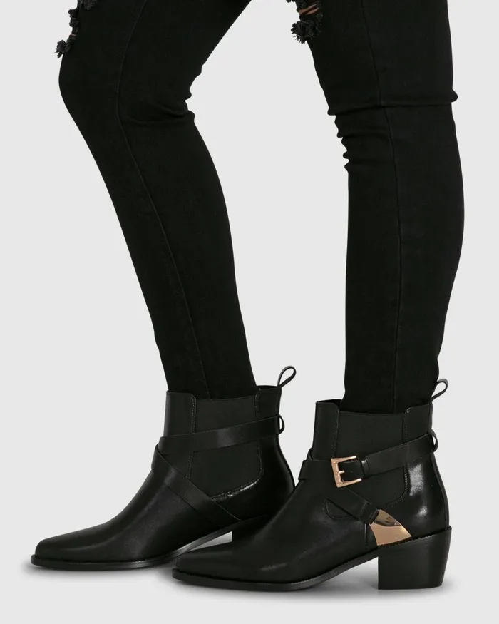 Shoes Full Moon Ankle Boot 8211 Black Belle and Bloom Women