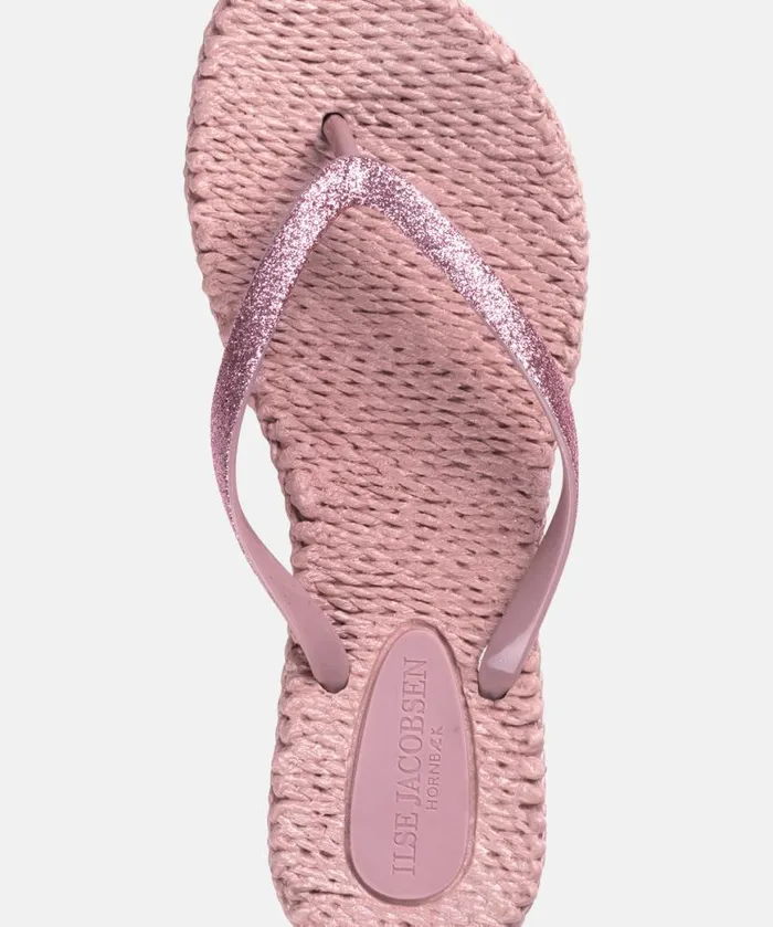 Shoes Ilse Jacobsen Flip Flops Flip Flop With Glitter 8211 Misty Rose