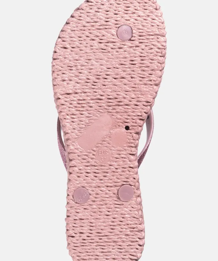 Shoes Ilse Jacobsen Flip Flops Flip Flop With Glitter 8211 Misty Rose