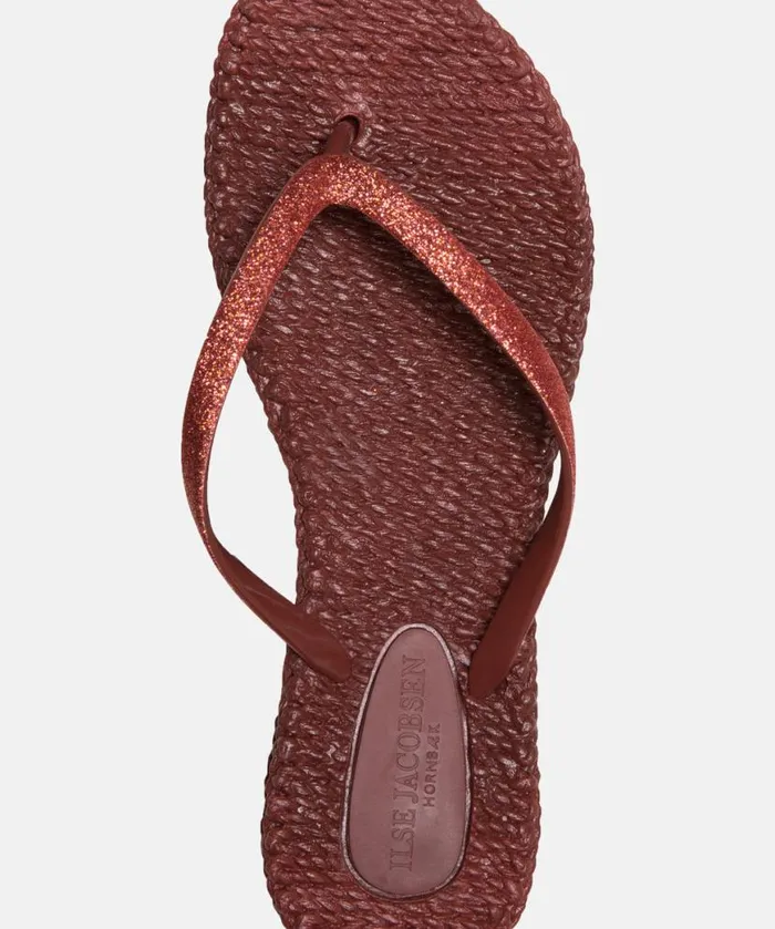 Shoes Ilse Jacobsen Flip Flops Flip Flop With Glitter 8211 Wine Shoes Ilse Jacobsen Flip Flops Flip Flop With Glitter 8211 Wine
